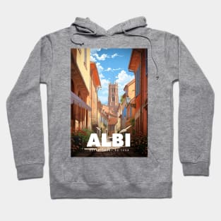 Affiche Albi - France - Département du Tarn - 81 - illustration Hoodie